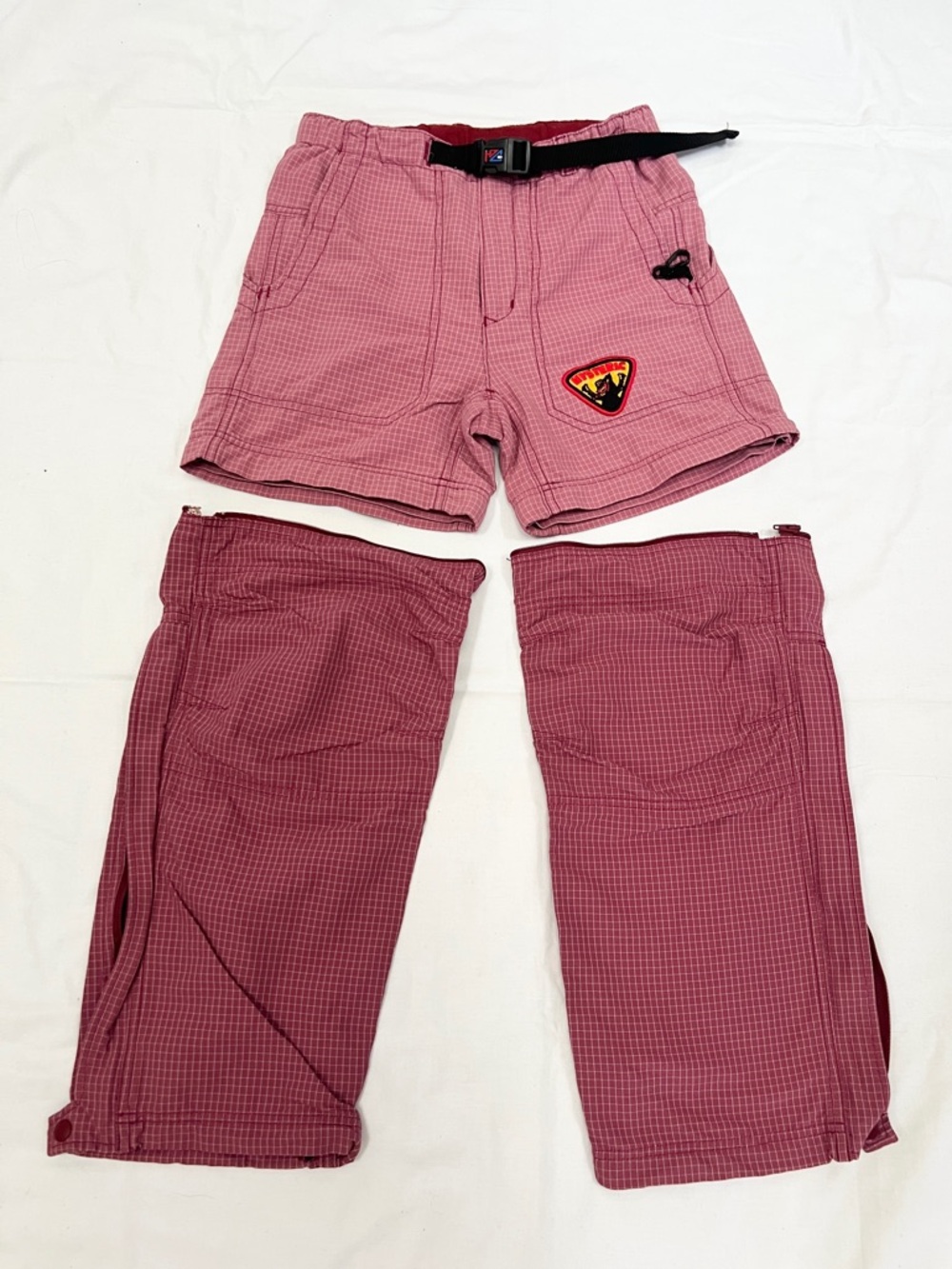 Hysteric Glamour Zip and strip Pink pant